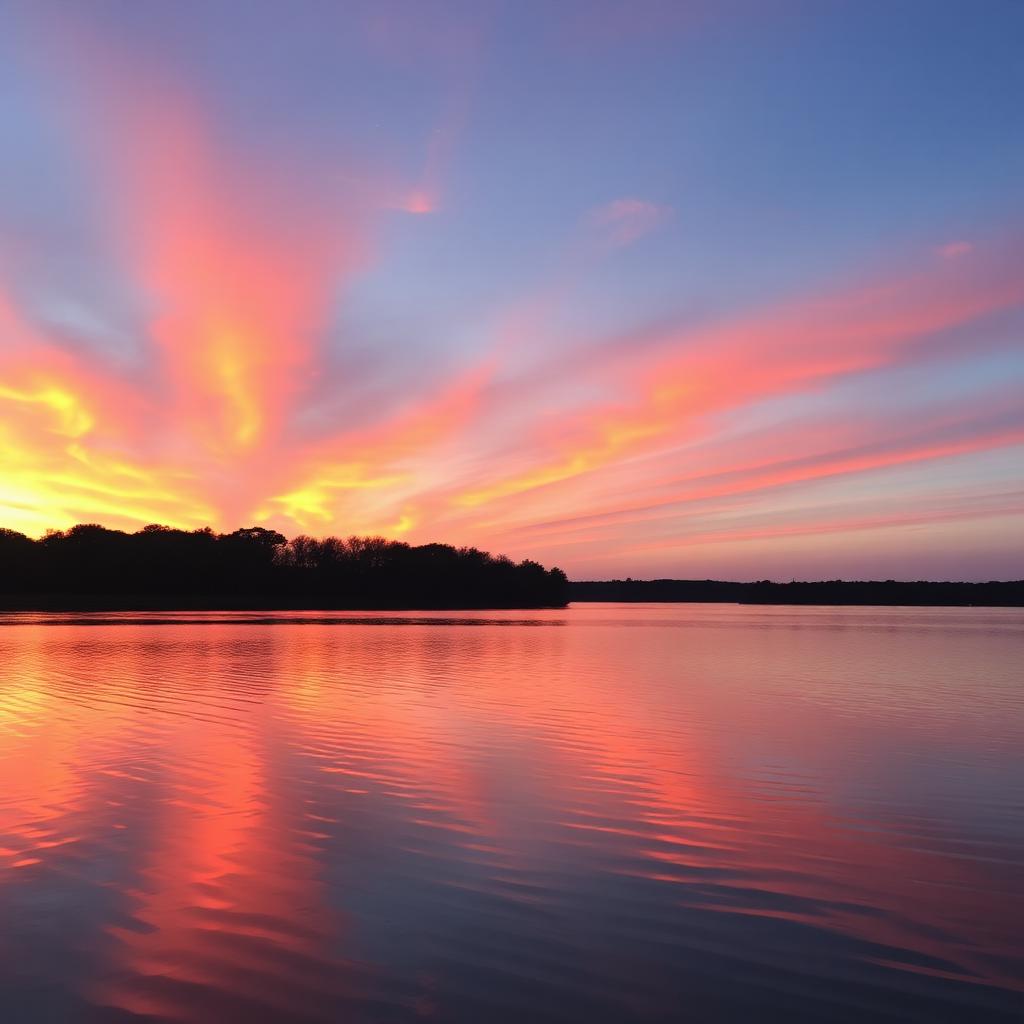 Lake Belton near Journey's RV Park in Temple, Texas